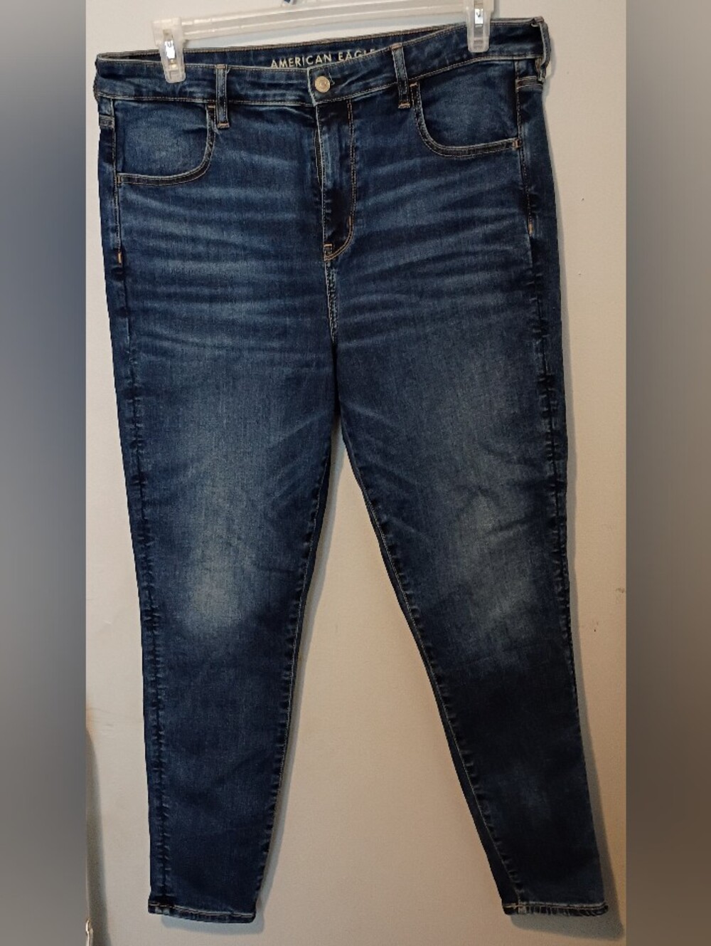 American Eagle Women's Mid-Wash Blue Jeggings (Next Level Stretch)